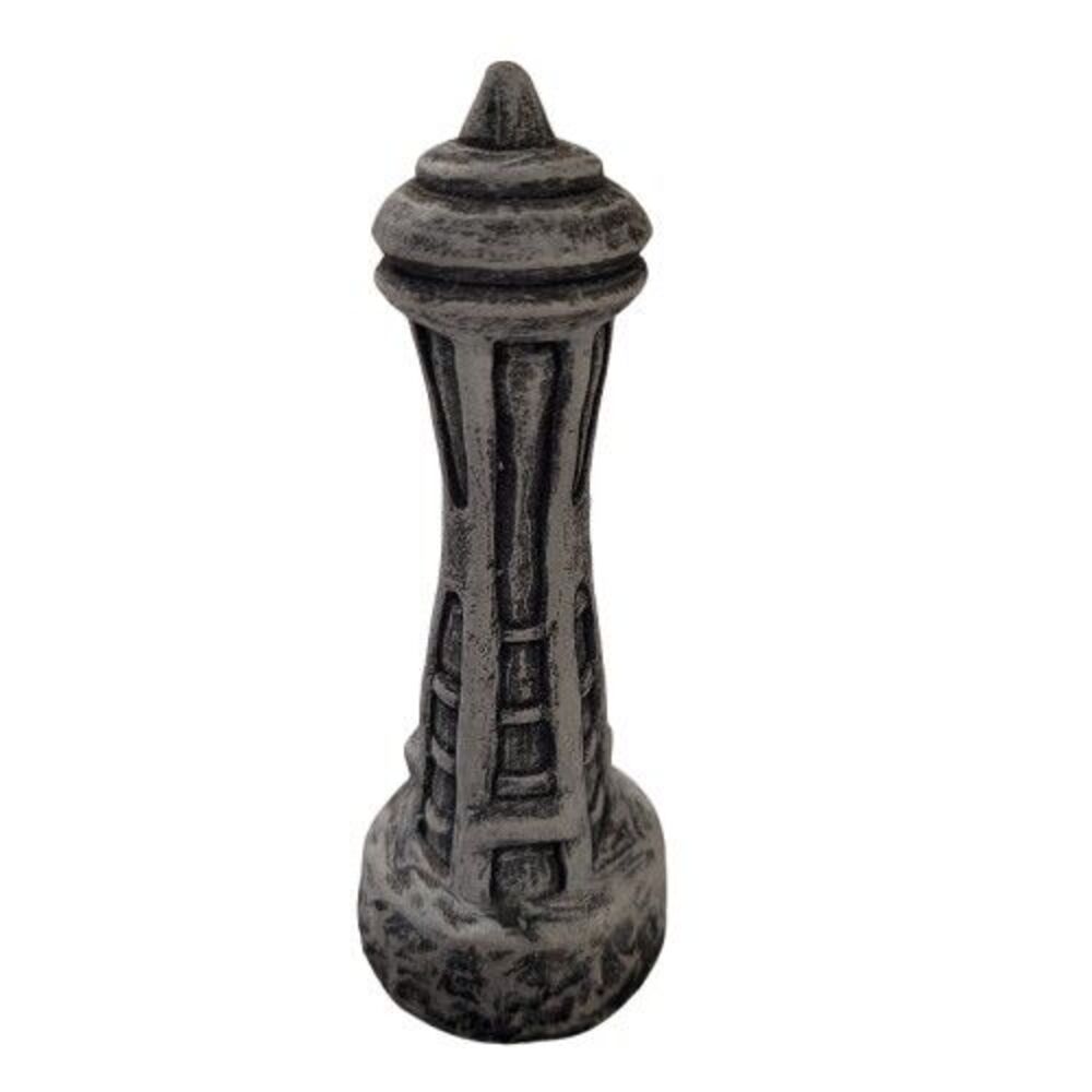Seattle Space Needle Sculpture – Mt. St. Helens Volcanic Ash – Hand‑Made VTG